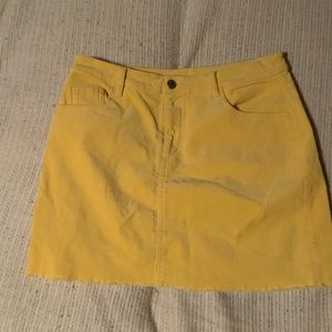Yellow skirt